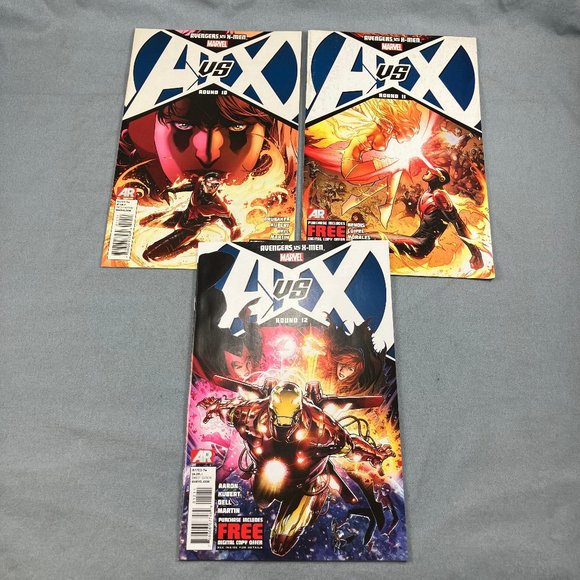 Avengers Vs X-Men Marvel Comics Lot of 9 Issues 2012 Series What If A vs X - Picture 3 of 3